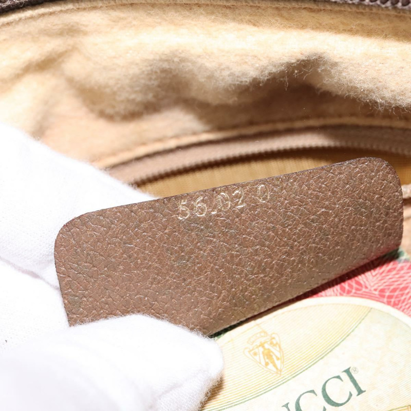 【日本直送】GUCCI GG Supreme Web Sherry Line 單肩包 PVC 米色 56 02 032 正品 145478-11