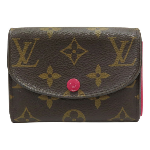 棕色 原花帆布 金扣 零錢包 (有刻字) M62361【LOUIS VUITTON LV 路易威登】 M62361