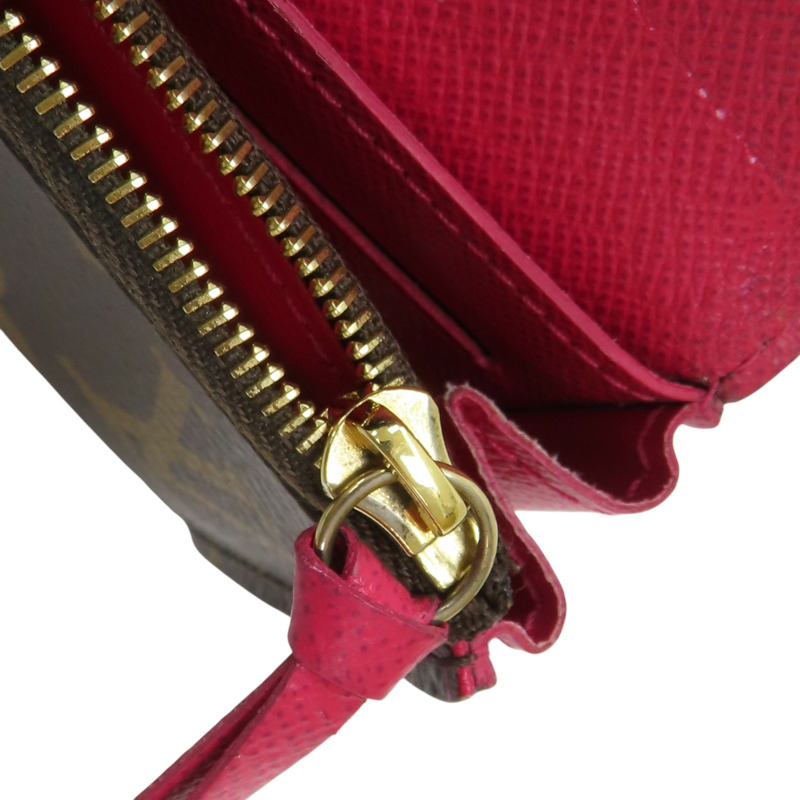 棕色 原花帆布 金扣 零錢包 (有刻字) M62361【LOUIS VUITTON LV 路易威登】 M62361-15