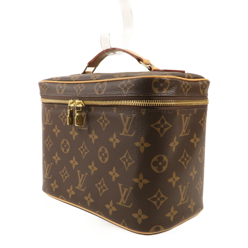 LOUIS VUITTON Monogram Nice BB金扣手挽袋-2