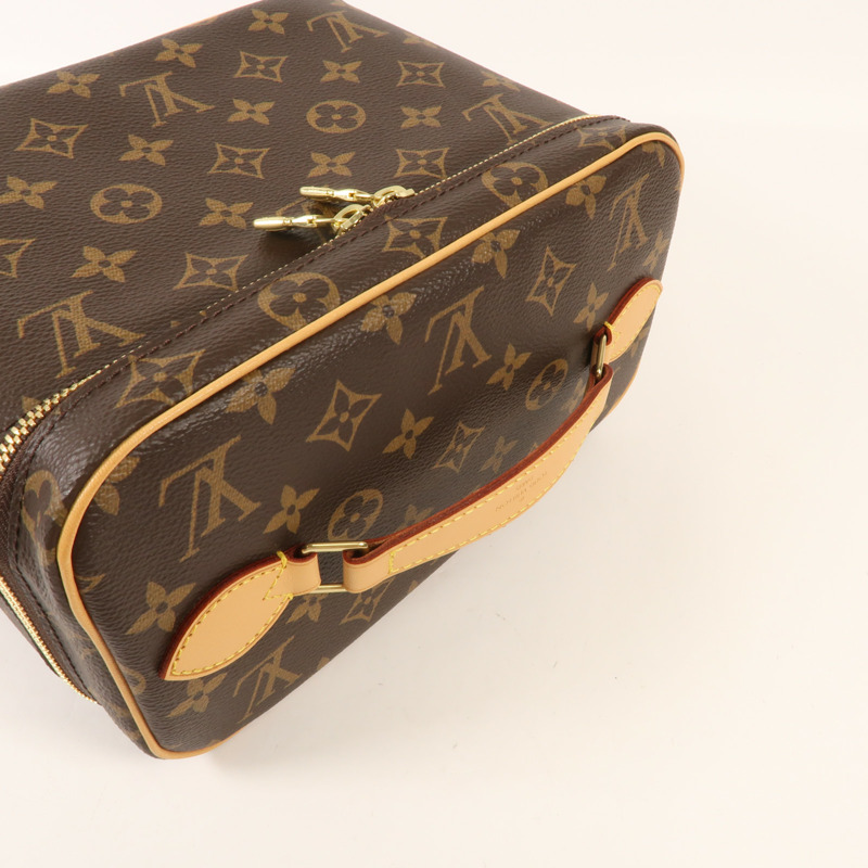 LOUIS VUITTON Monogram Nice BB金扣手挽袋-4