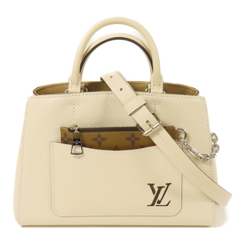 LOUIS VUITTON Epi Marelle Tote銀扣手挽肩背兩用袋-0