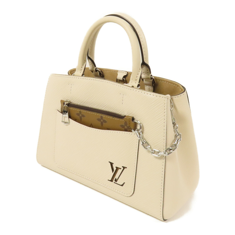 LOUIS VUITTON Epi Marelle Tote銀扣手挽肩背兩用袋-2