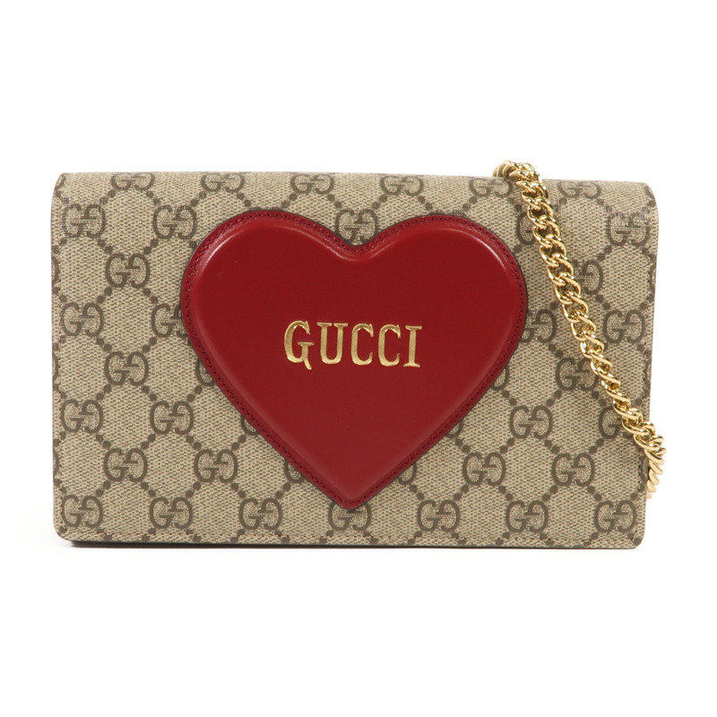 GUCCI 牛皮皮革Shoulder Bag金扣肩背袋-0
