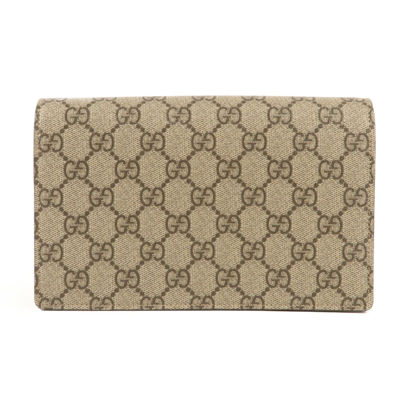 GUCCI 牛皮皮革Shoulder Bag金扣肩背袋-1