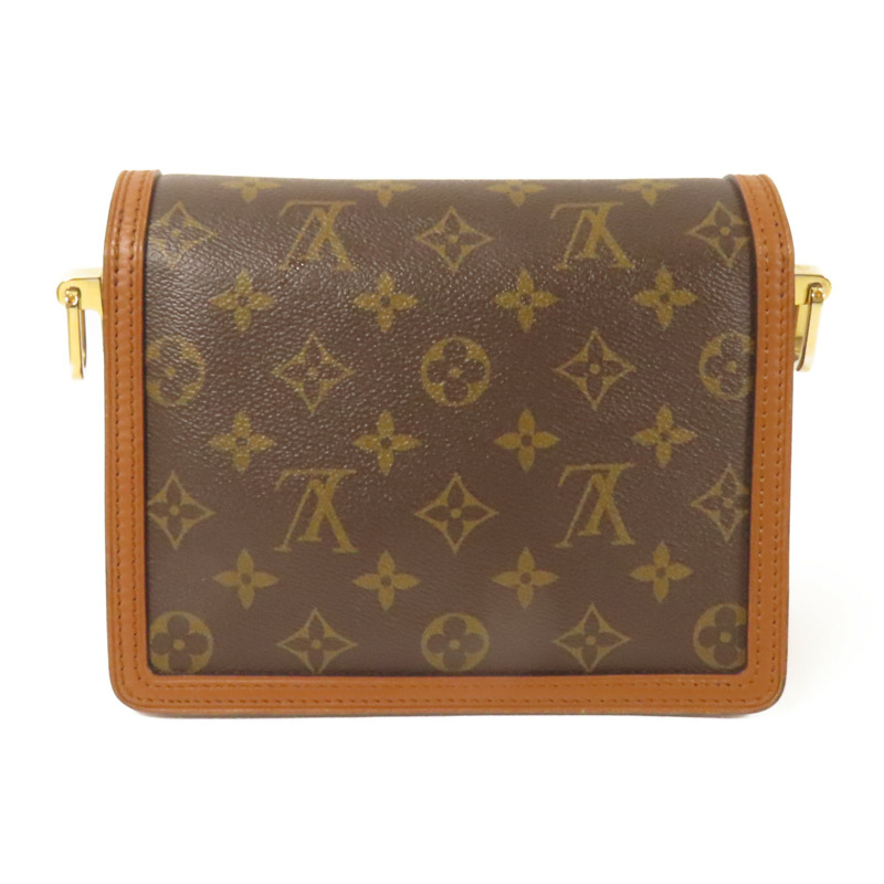 LOUIS VUITTON Monogram Reverse Mini Dauphine金扣肩背袋-1