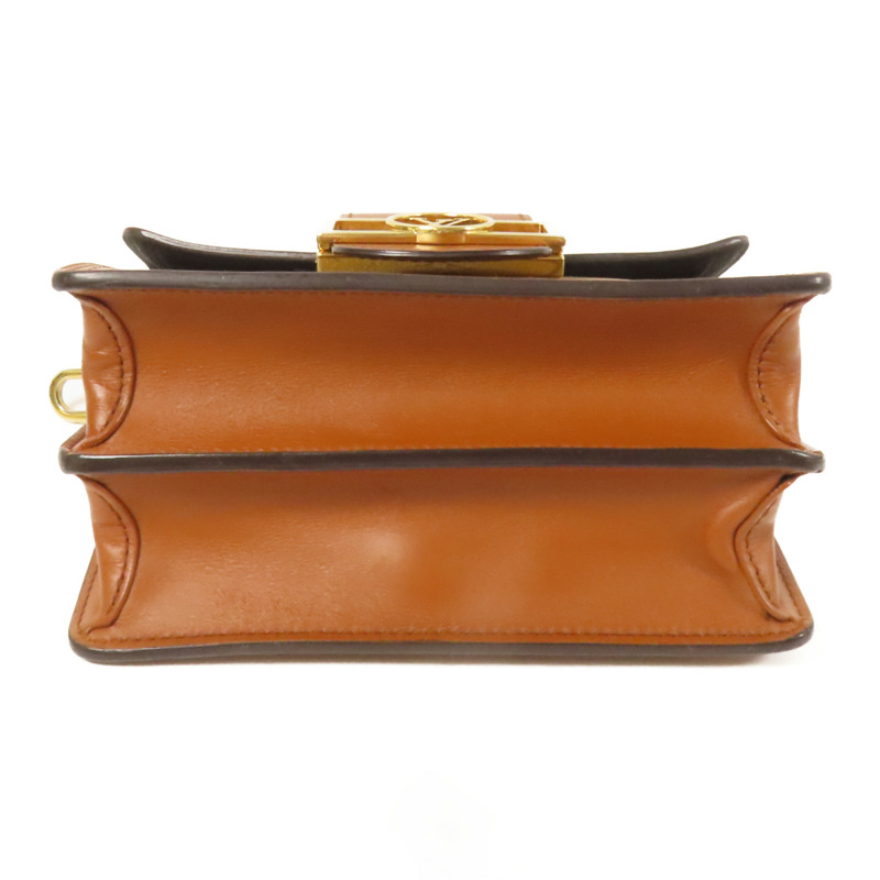 LOUIS VUITTON Monogram Reverse Mini Dauphine金扣肩背袋-3