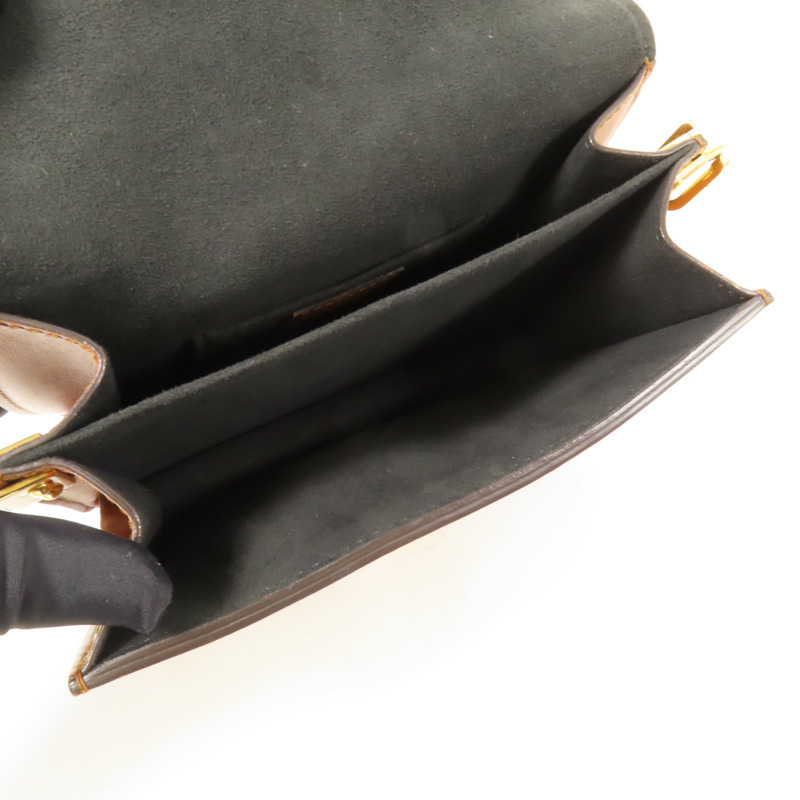 LOUIS VUITTON Monogram Reverse Mini Dauphine金扣肩背袋-4