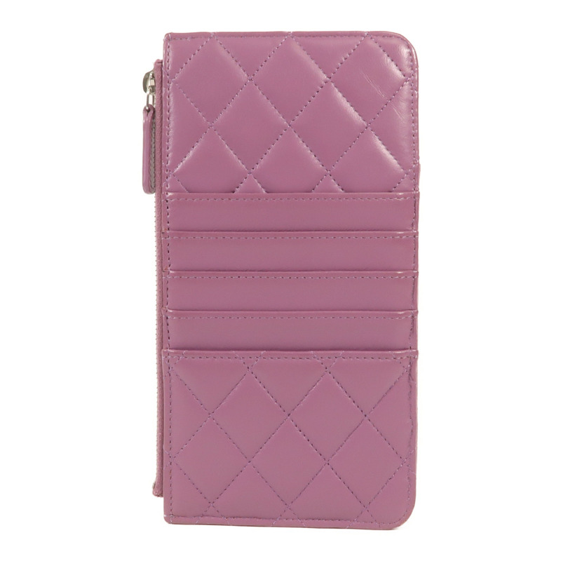 CHANEL 羊皮皮革Clutch Bag銀扣手拿包-1