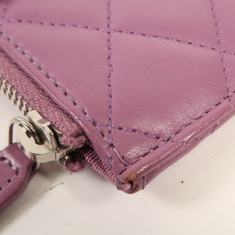 CHANEL 羊皮皮革Clutch Bag銀扣手拿包-11