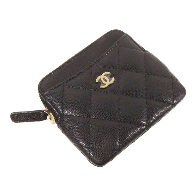 CHANEL 牛皮皮革Card Case金扣卡片套-3