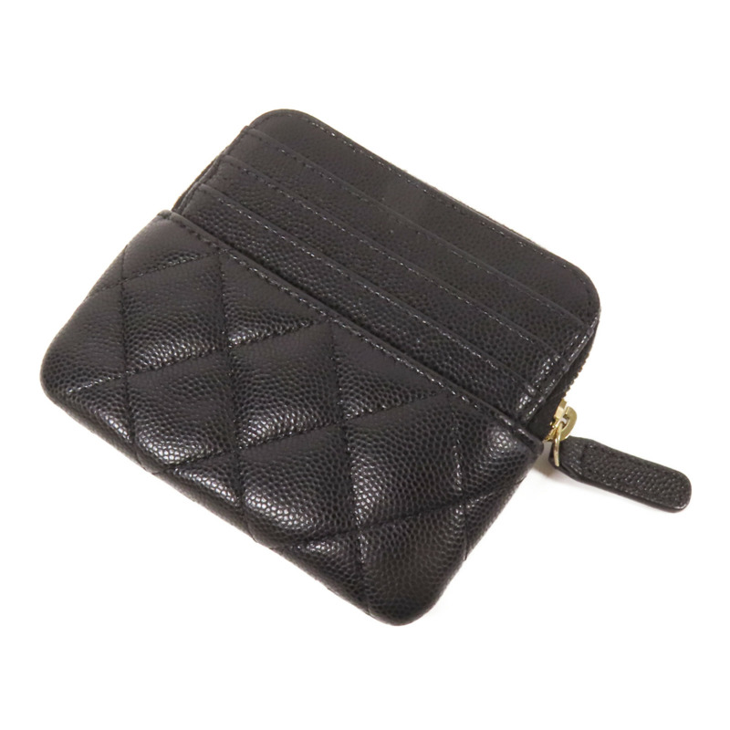 CHANEL 牛皮皮革Card Case金扣卡片套-4