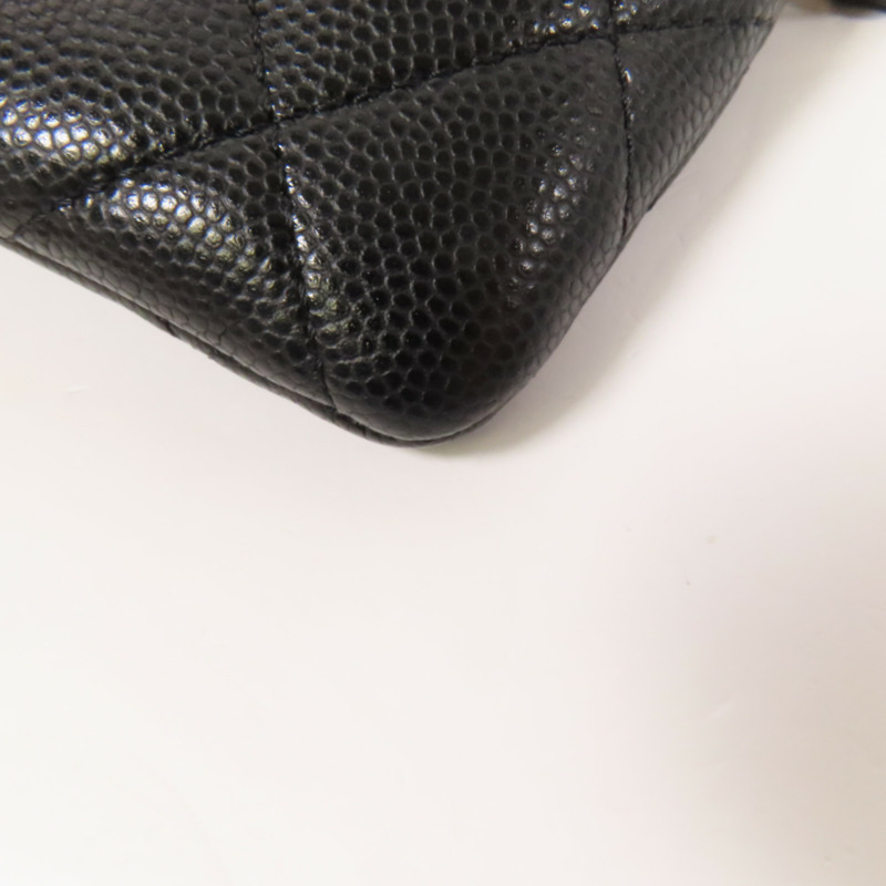 CHANEL 牛皮皮革Card Case金扣卡片套-12