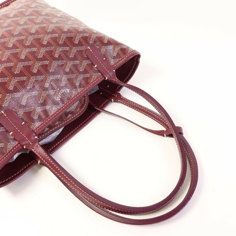 GOYARD 塗層帆布Mini Anjou Tote Bag銀扣手挽袋-4