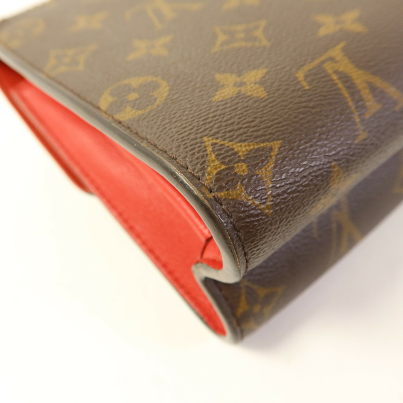 LOUIS VUITTON Monogram Victoire金扣鏈帶肩背袋-16