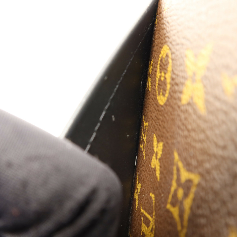 LOUIS VUITTON Monogram Marceau金扣肩背袋棕色-16