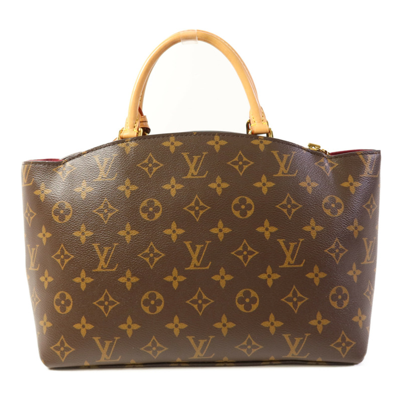 LOUIS VUITTON Monogram Petit Palais金扣手挽肩背兩用袋棕色-1