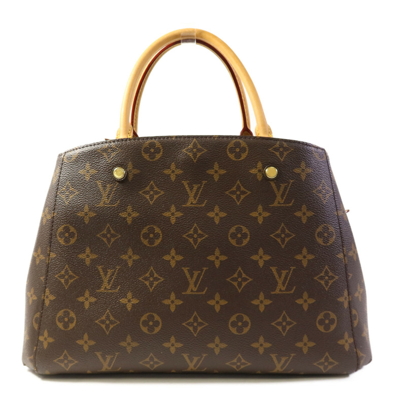 LOUIS VUITTON Monogram Montaigne MM金扣手挽肩背兩用袋-1