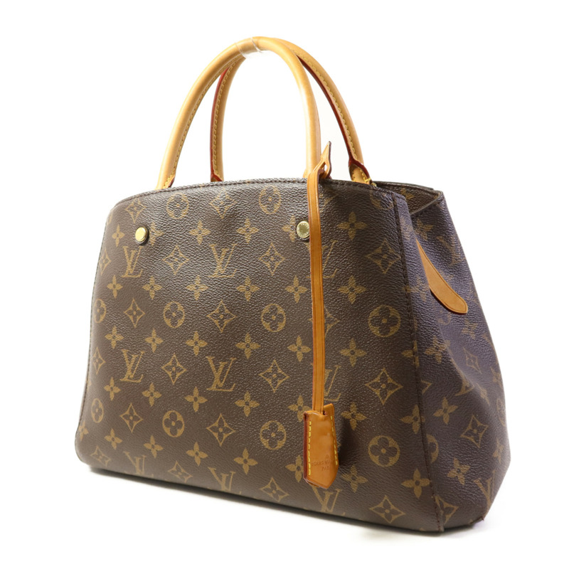 LOUIS VUITTON Monogram Montaigne MM金扣手挽肩背兩用袋-2