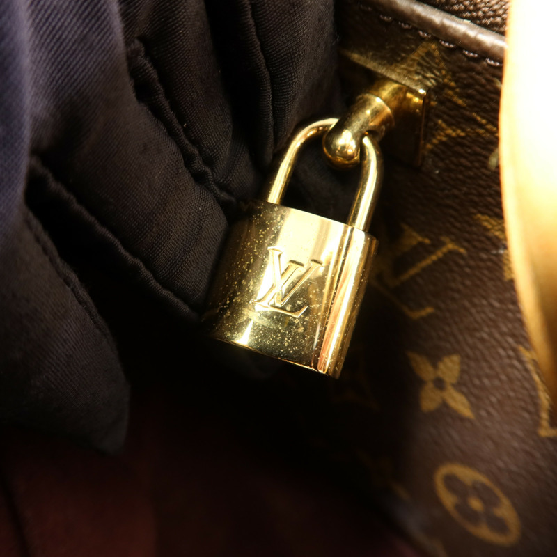 LOUIS VUITTON Monogram Montaigne MM金扣手挽肩背兩用袋-8