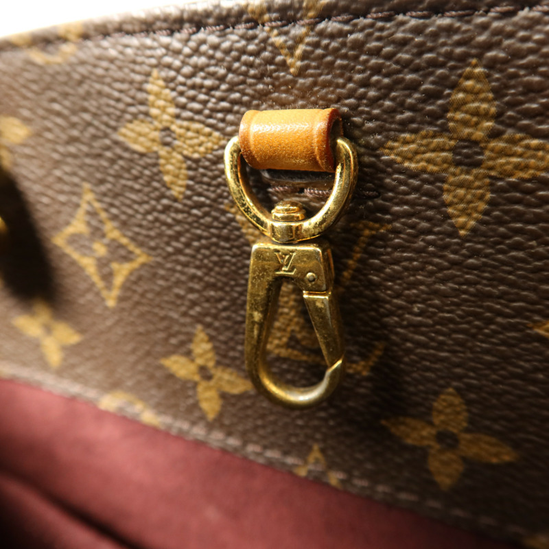 LOUIS VUITTON Monogram Montaigne MM金扣手挽肩背兩用袋-10