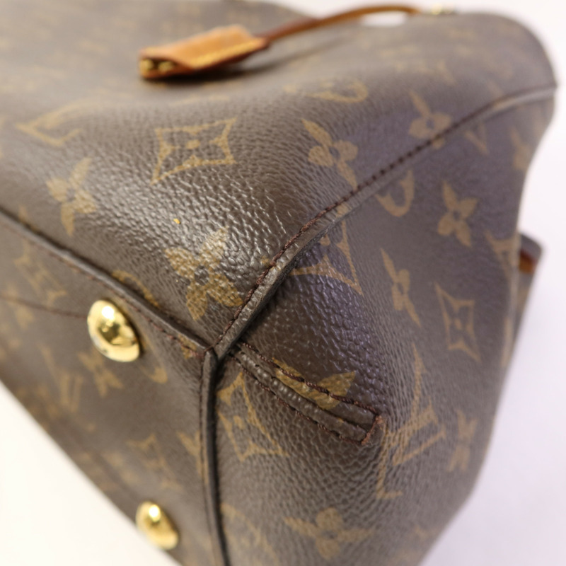 LOUIS VUITTON Monogram Montaigne MM金扣手挽肩背兩用袋-12