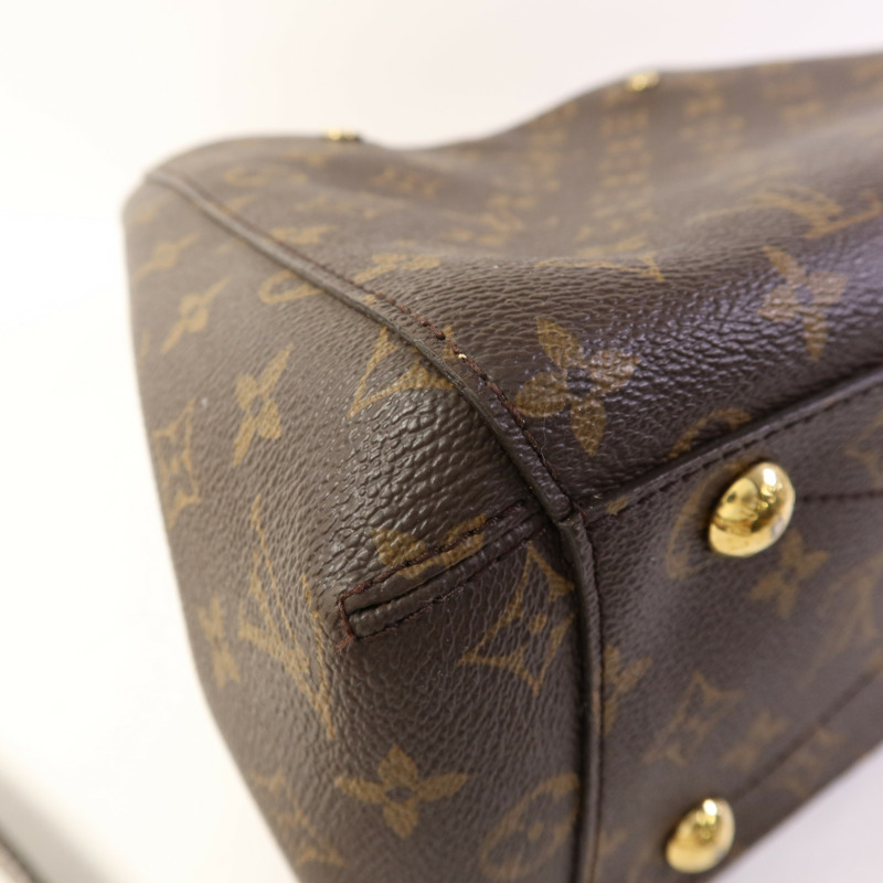 LOUIS VUITTON Monogram Montaigne MM金扣手挽肩背兩用袋-15