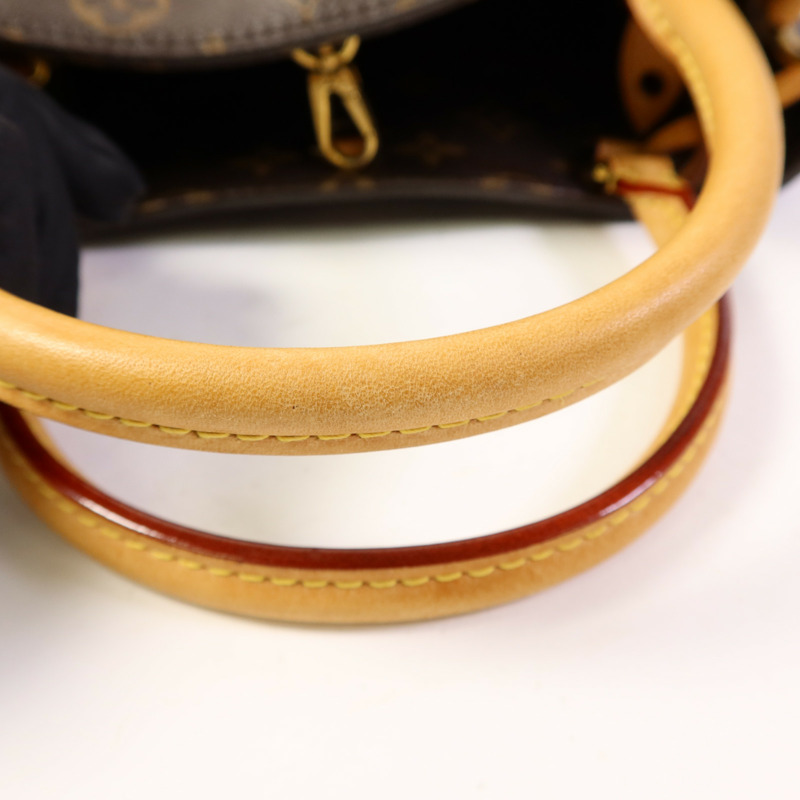 LOUIS VUITTON Monogram Montaigne MM金扣手挽肩背兩用袋-17