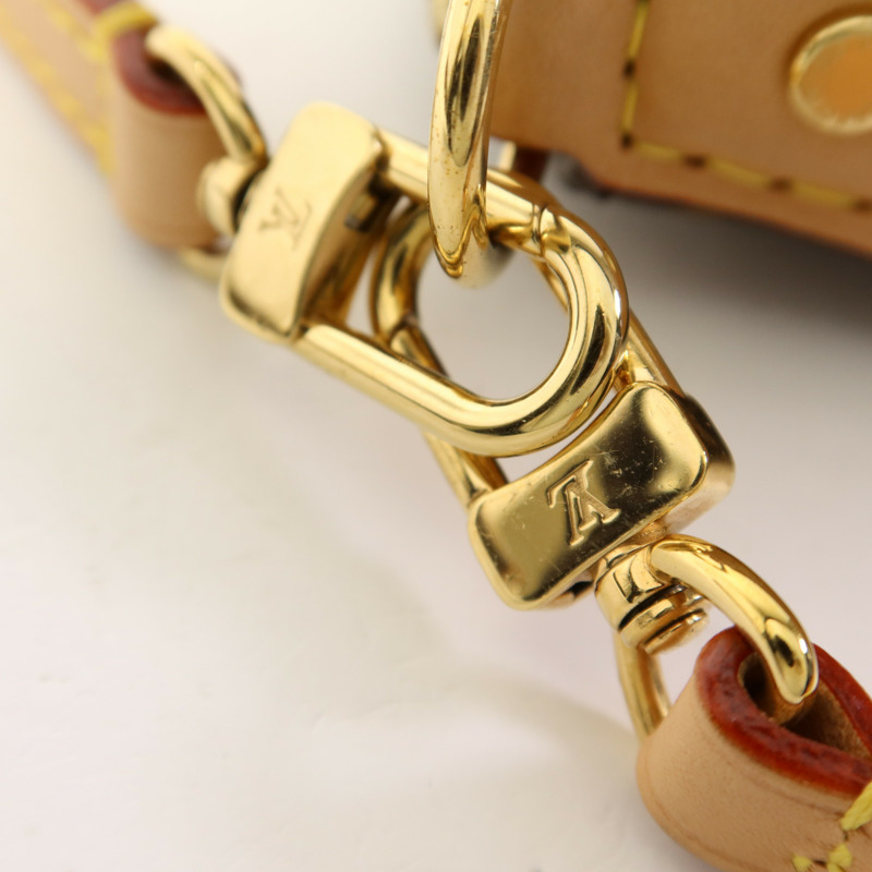 LOUIS VUITTON Monogram Pochette Tirette Bag金扣手挽肩背兩用袋-10