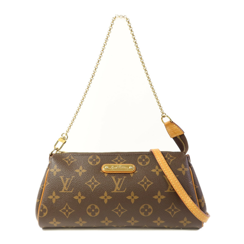 LOUIS VUITTON Monogram Eva金扣手挽肩背兩用袋-0