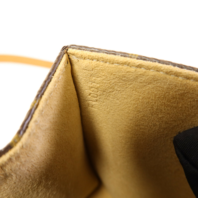 LOUIS VUITTON Monogram Pochette Florentine金扣腰包棕色-8