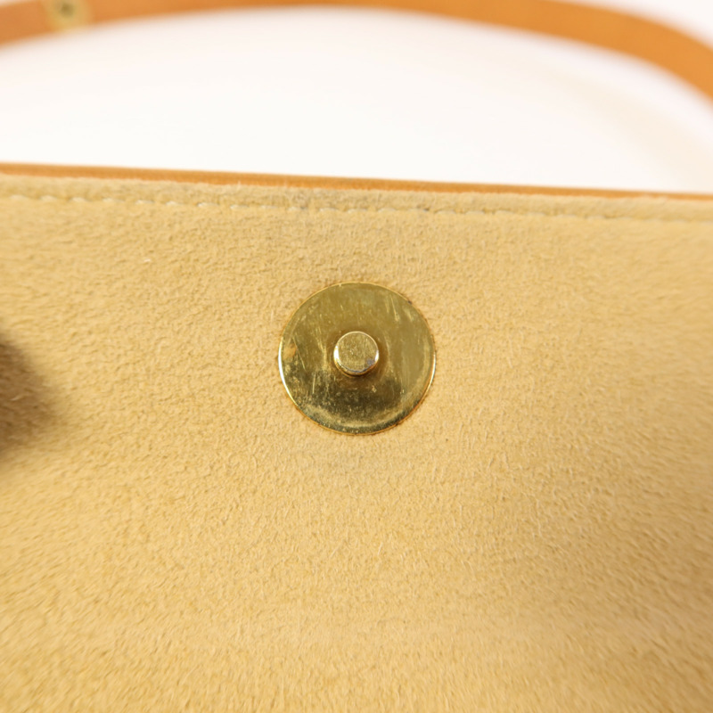 LOUIS VUITTON Monogram Pochette Florentine金扣腰包棕色-10