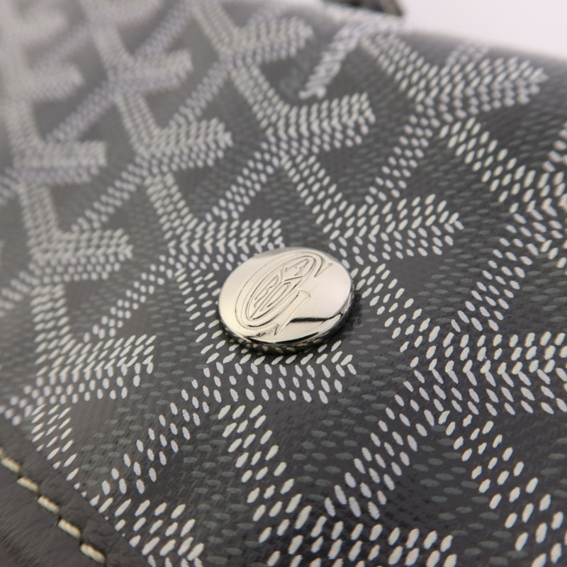 GOYARD 塗層帆布Saint Leger銀扣背包-8