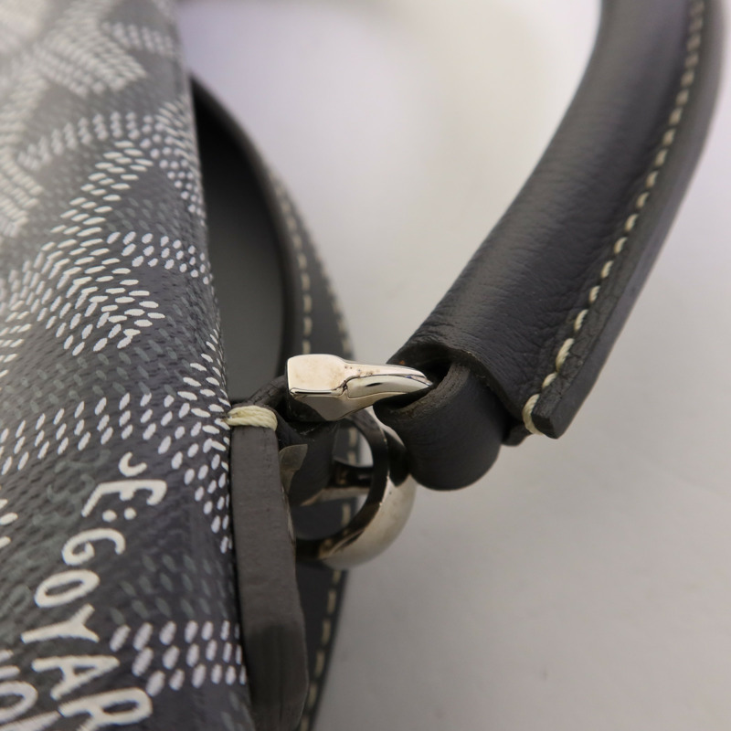 GOYARD 塗層帆布Saint Leger銀扣背包-9