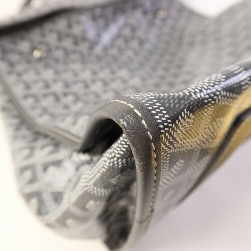 GOYARD 塗層帆布Saint Leger銀扣背包-12