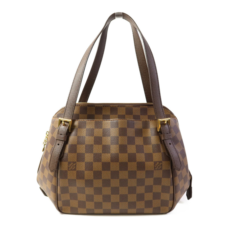 LOUIS VUITTON Damier Belem MM金扣肩背袋-0