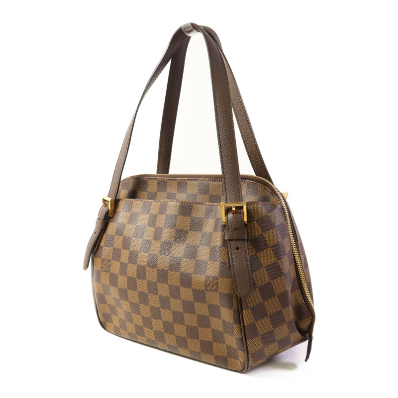 LOUIS VUITTON Damier Belem MM金扣肩背袋-2