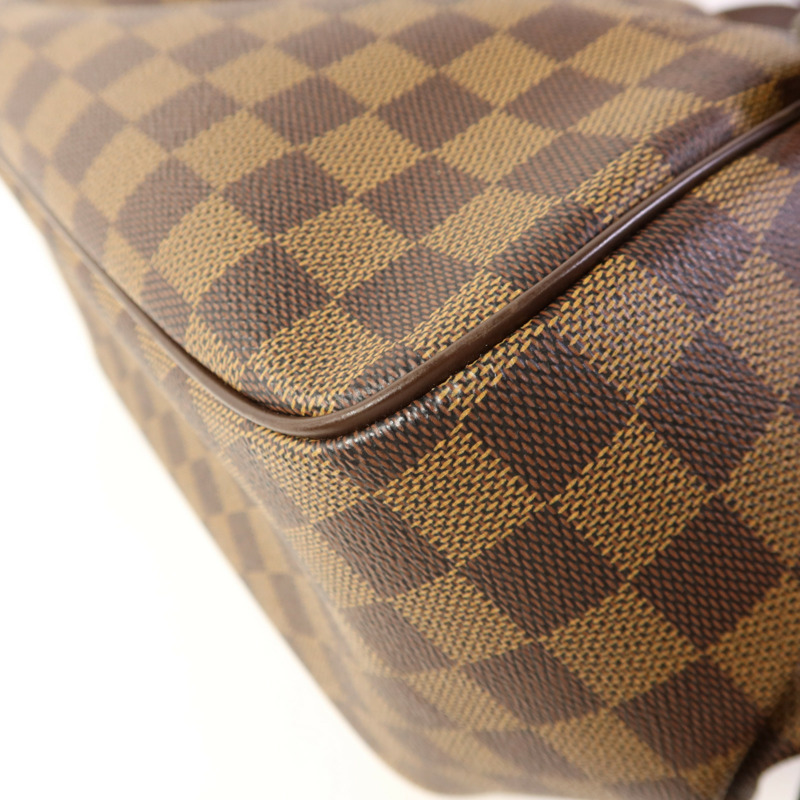 LOUIS VUITTON Damier Belem MM金扣肩背袋-10