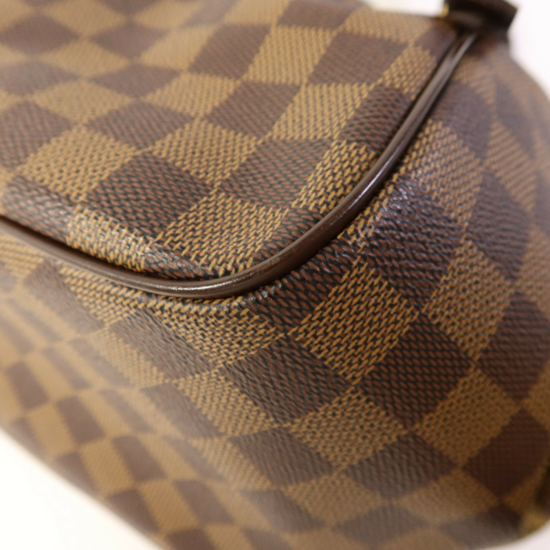 LOUIS VUITTON Damier Belem MM金扣肩背袋-12