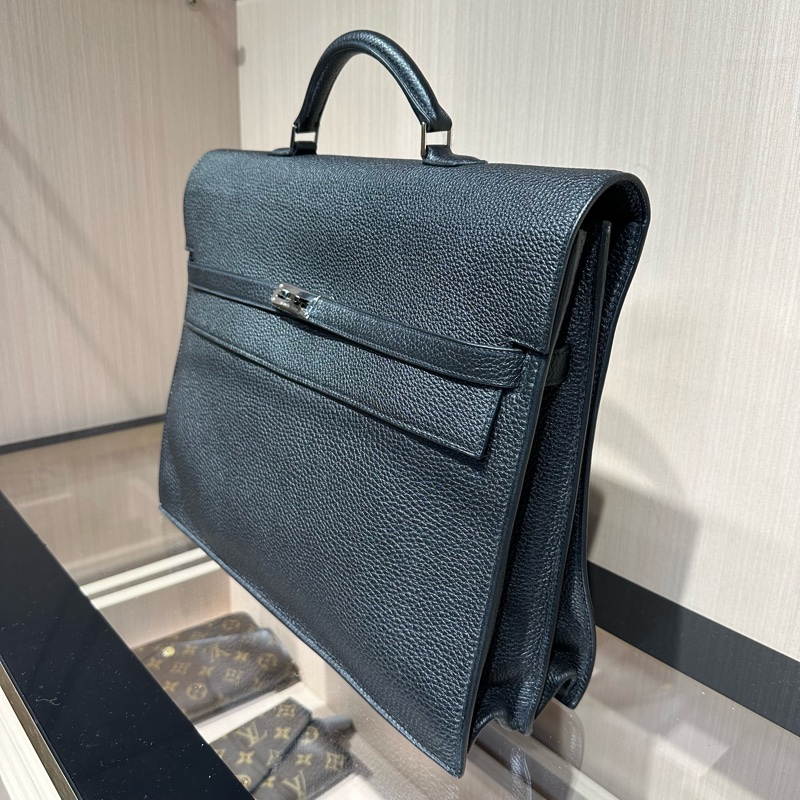 HERMES爱马仕 Kelly Depeches 36 银扣 公文包手提包-2