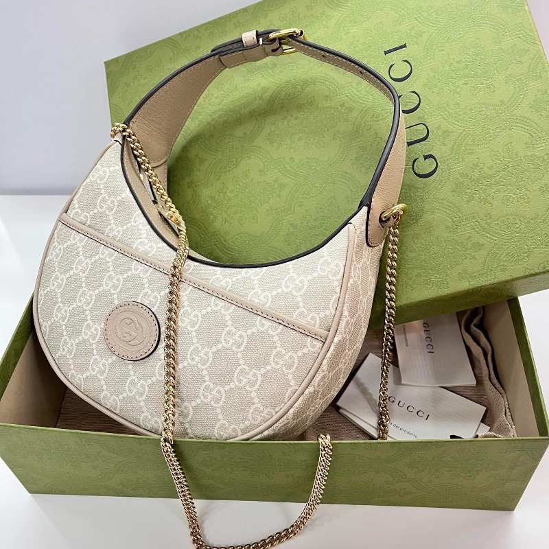 Gucci GG moon bag white-1