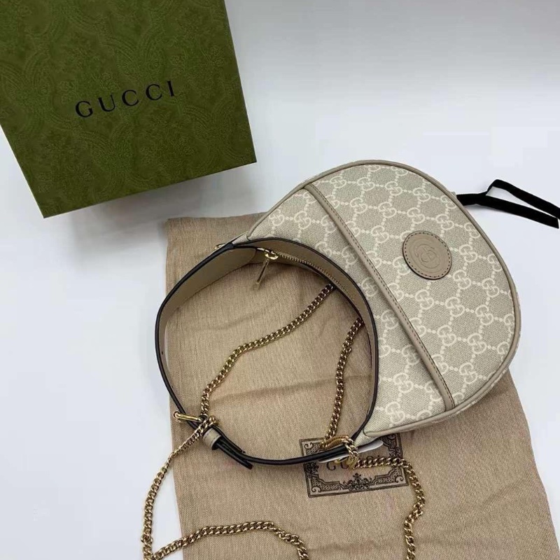 Gucci GG moon bag beige-1