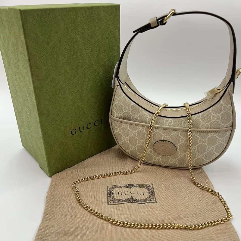 Gucci GG moon bag beige-2