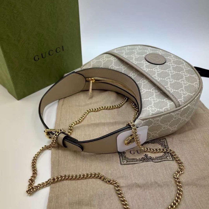 Gucci GG moon bag beige-3