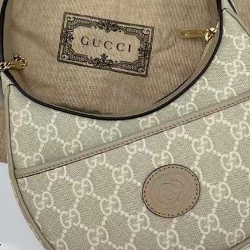 Gucci GG moon bag beige-4