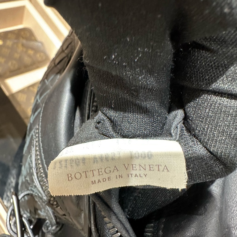 Bottega Veneta葆蝶家黑色编织腰包-8