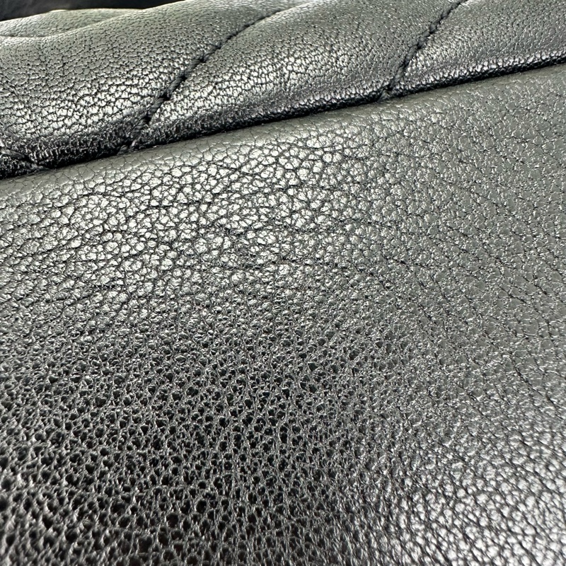 YSL So Black College 羊皮鏈條包 Medium Size-6
