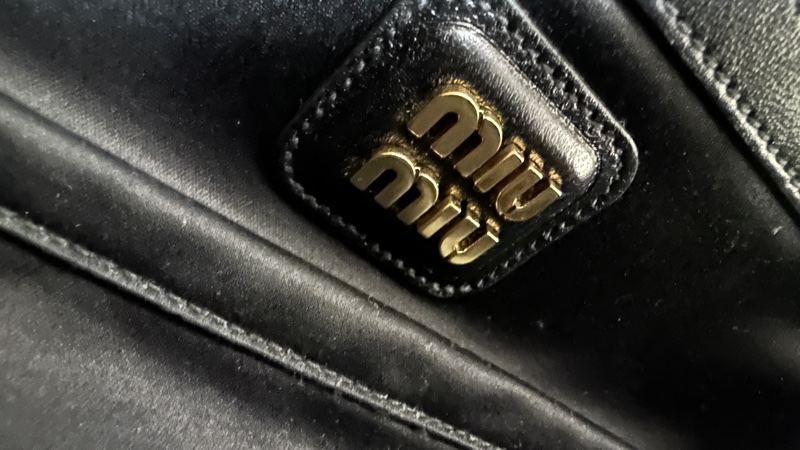 Miu Miu 皺摺保齡球包Arcadie納帕皮革大號-13