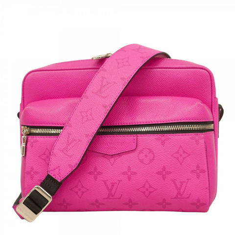 Louis Vuitton Taiga Rama 戶外單肩包 PM M30765 紫紅色 男款 P1472974