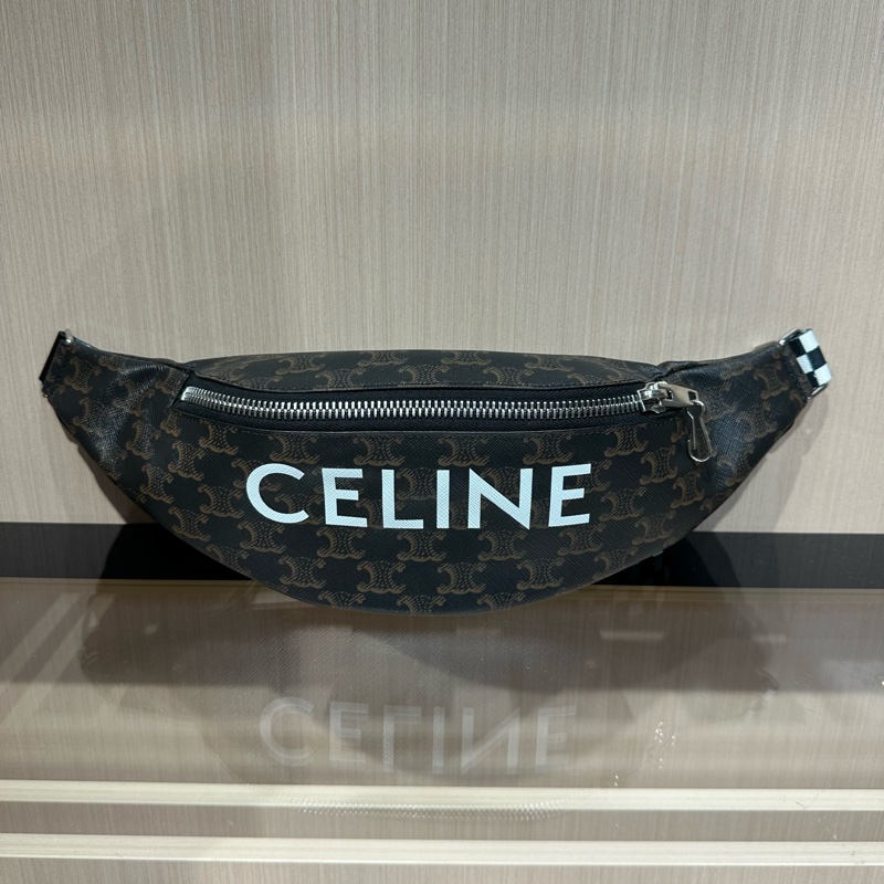 CELINE赛琳 Belt CANVAS标志印花 腰包-9